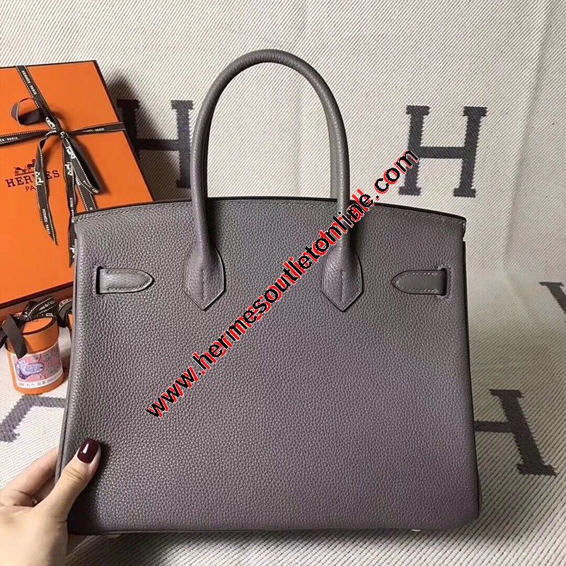 Hermes Lindy Mini Bag Togo Leather Gold Hardware In Marble