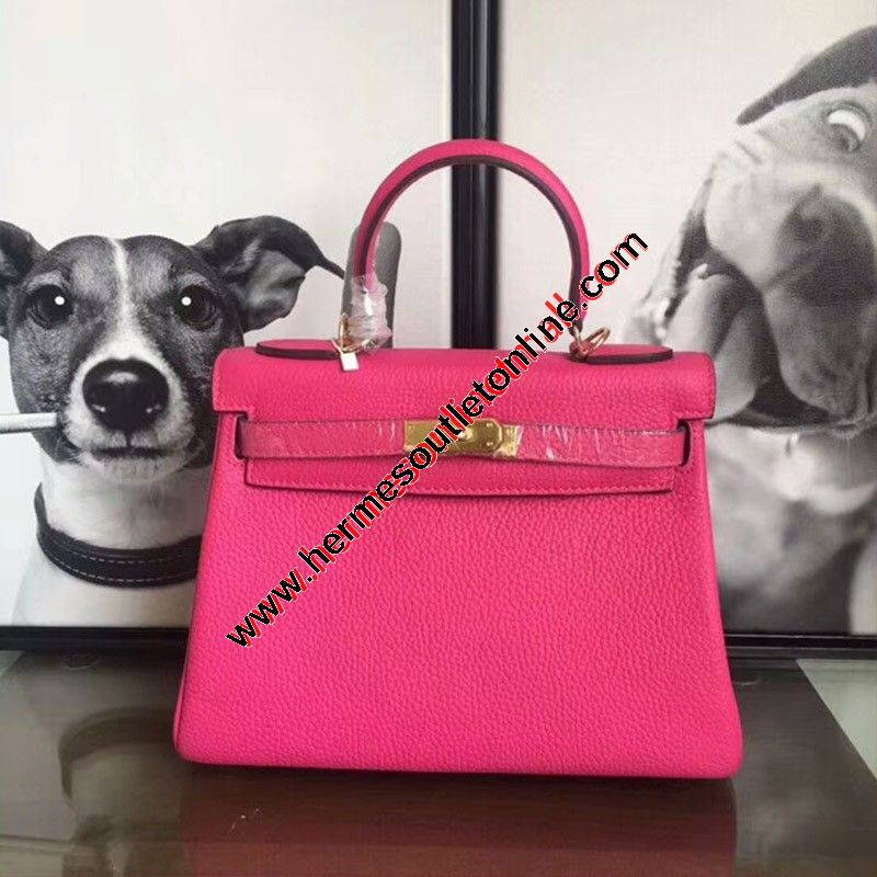 Hermes Birkin Bag Togo Leather Gold Hardware In Pink